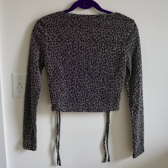 Superdown Syna Ruched Leopard Print Top Size XS - Picture 9 of 15
